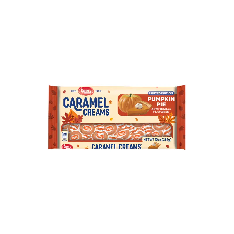 Goetze's Pumpkin Pie Caramel Creams 10 oz. Bag