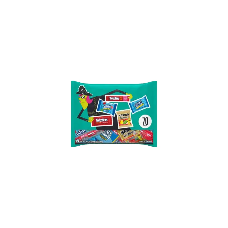 Halloween Twizzler Jolly Rancher Haribo 70 Count 24.31 oz. Bag