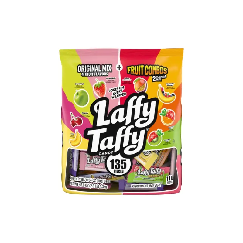 Laffy Taffy Halloween 135 Piece Original and Fruit Combo 45.9 oz. Bag