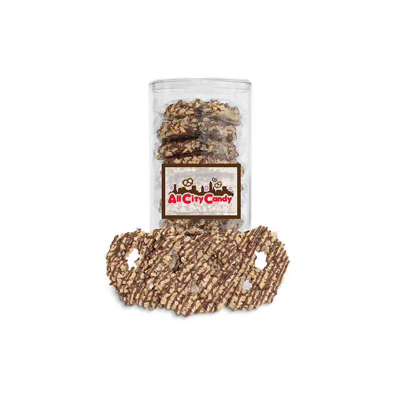 Milk Chocolate Hand Dipped Heath Pretzel Twist 10 pc. Tube