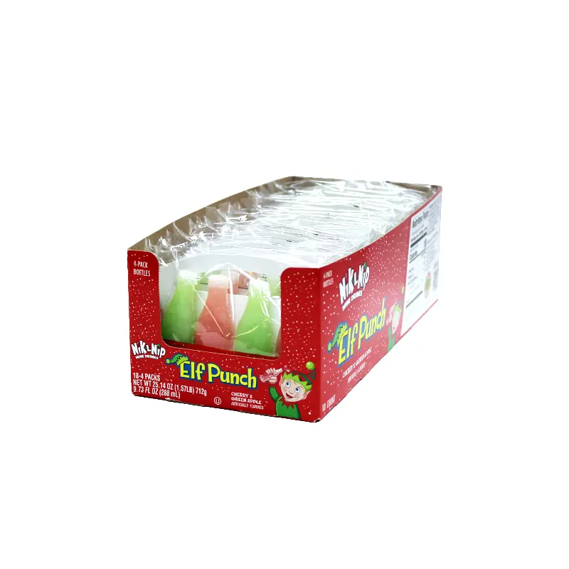 Nik L Nip Elf Punch 4 pack Wax Bottles 1.39 oz.