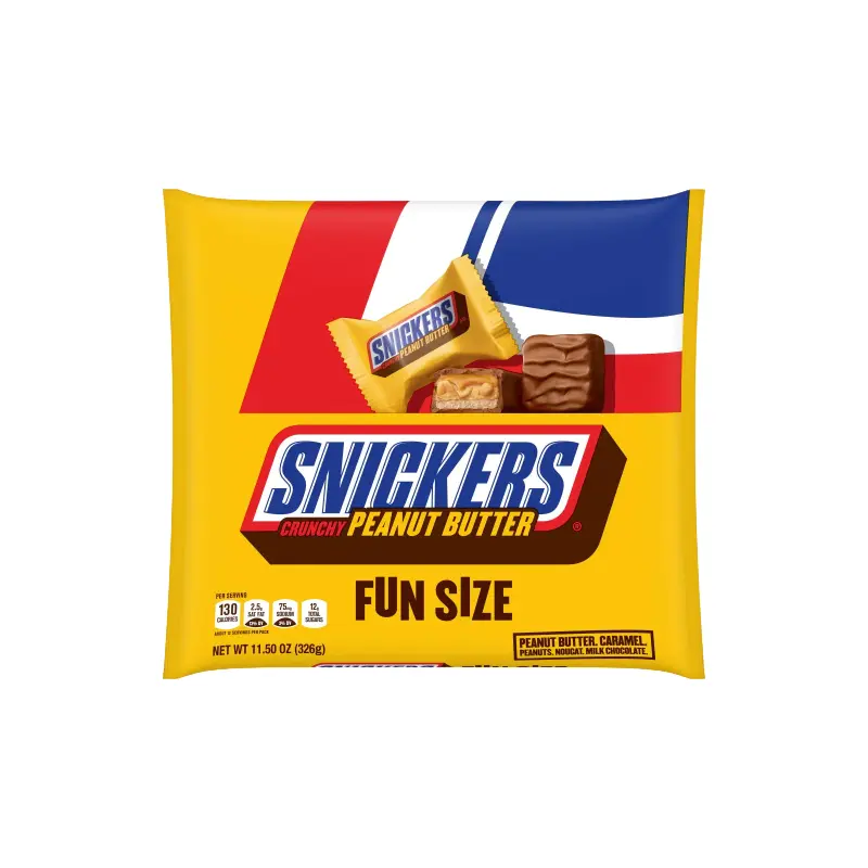 Snickers Crunchy Peanut Butter Fun Size Squares - 11.5 oz Bag