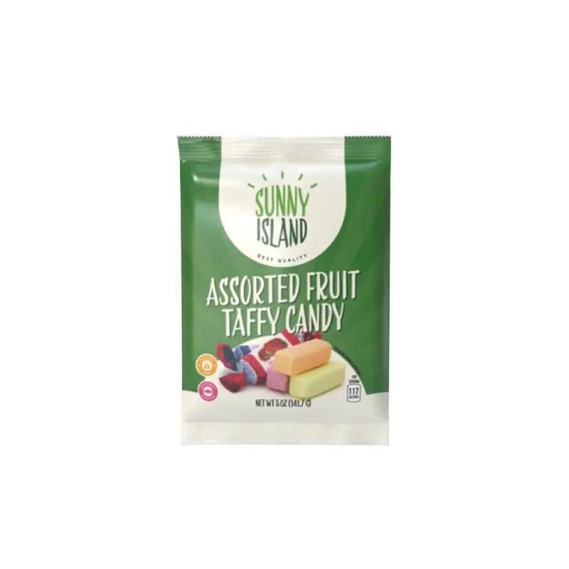 Sunny Island Assorted Fruit Taffy 5 oz. Bag