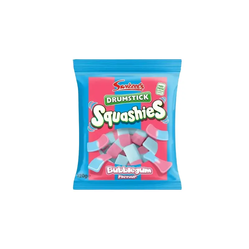 Swizzels Squashies Bubble Gum 120 g Bag