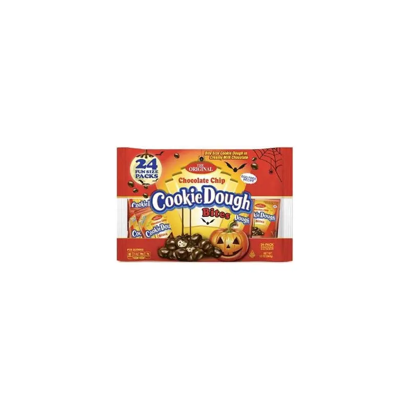 Taste of Nature Halloween Cookie Dough Bites Fun Size Pack 24 pieces Bag