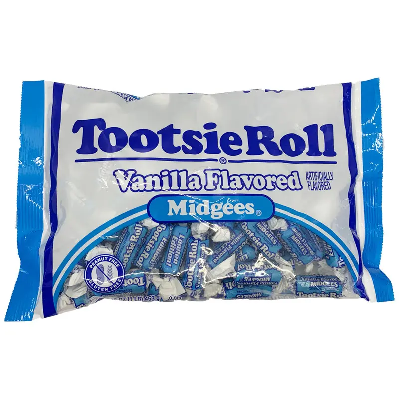 Tootsie Roll Limited Edition Vanilla Flavored Midgees - 16-oz. Bag