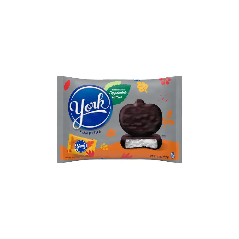 York Harvest Dark Peppermint Pattie Pumpkins 9.6 oz. Bag