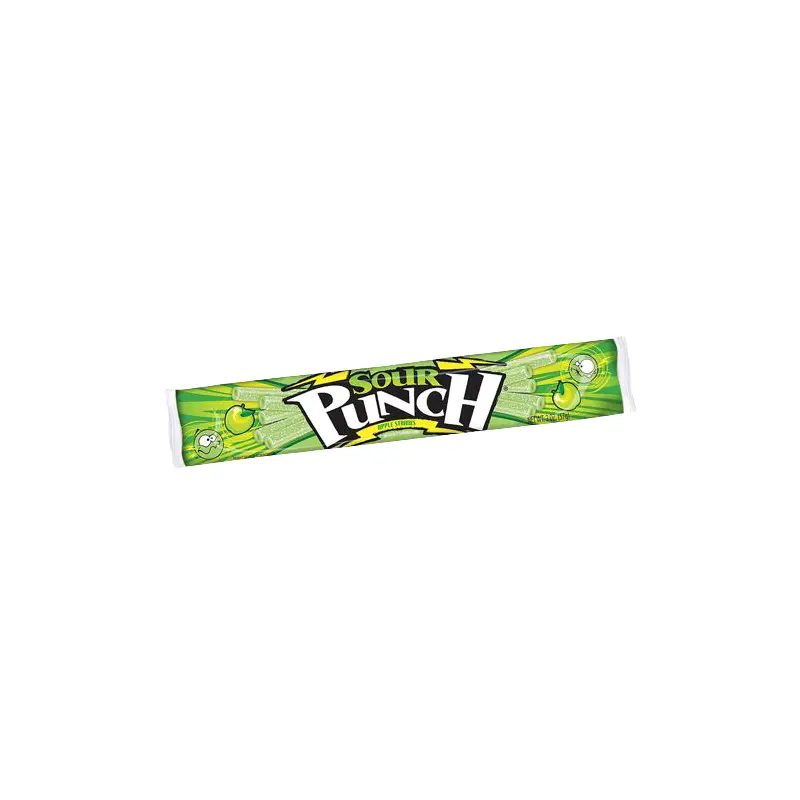 Apple Sour Punch Straws Candy - 2-oz. Pack