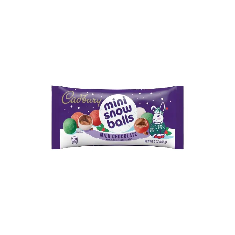 Cadbury Mini Snowballs Milk Chocolate 9 oz. Bag