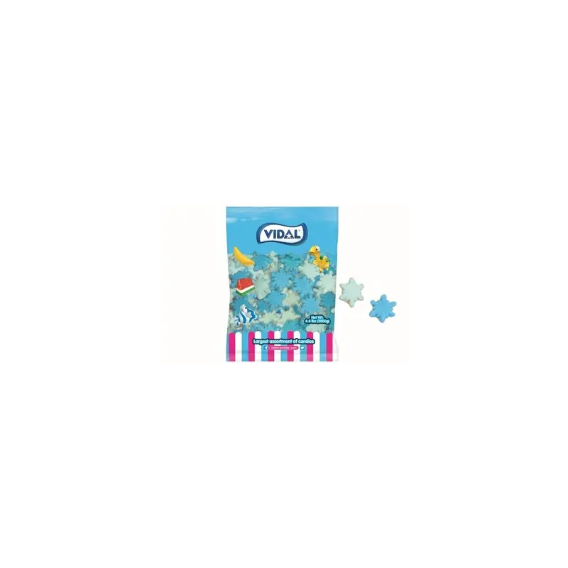 Glitter Snowflakes Gummi Candy - Bulk Bags