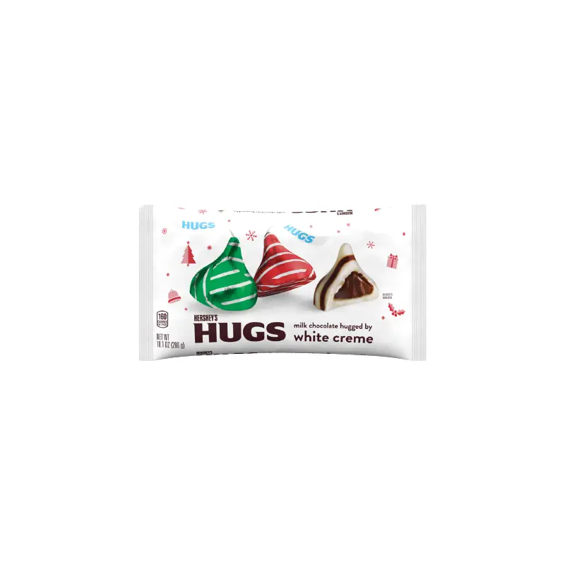 Hershey's Holiday Hugs Red Green Foil 10.1 oz. Bag