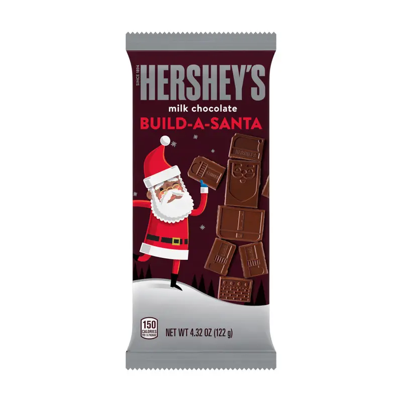 Hershey's Milk Chocolate Build a Santa 4.32 oz. Bar
