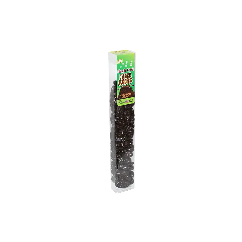 Kimmie Candy Black Coal Choco Rocks 2.5 oz. Tube