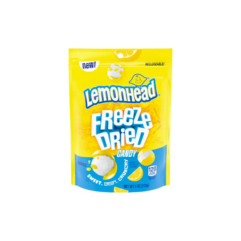 Lemonhead Freeze Dried Candy 4 oz. Bag