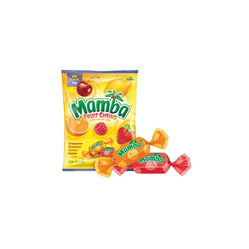 Mamba Fruit Chews Fruit Flavor Mix 7.05 oz. Bag