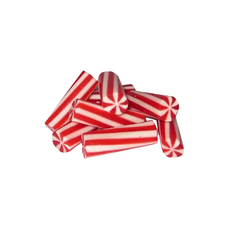 Mini Licorice Christmas Candy Cane Gummi Candy - Bulk Bags