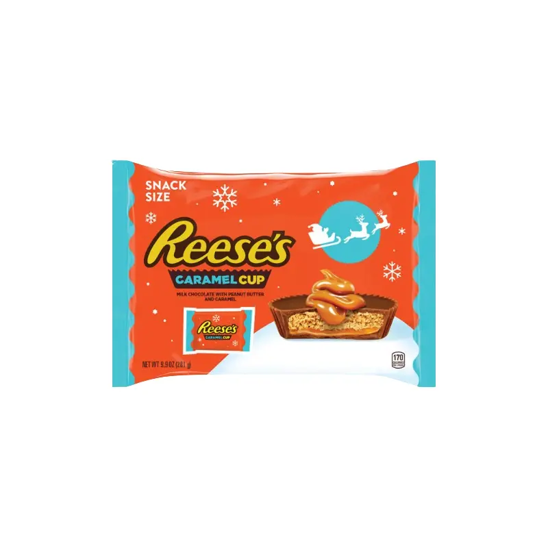 Reese's Holiday Caramel Cup Snack Size 9.9 oz. Bag
