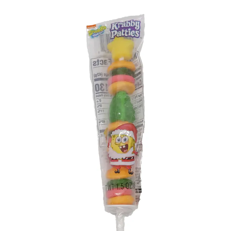 SpongeBob SquarePants Christmas Krabby Patty Kabob - 1.50 oz.