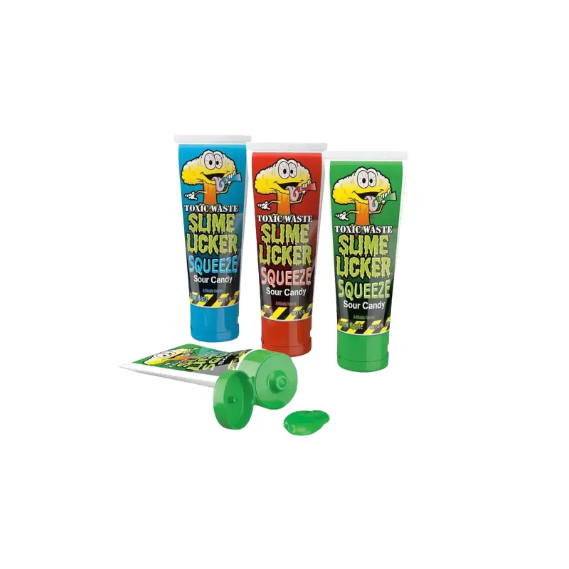 Toxic Waste Slime Licker Squeeze Candy 2.47 oz. Tube
