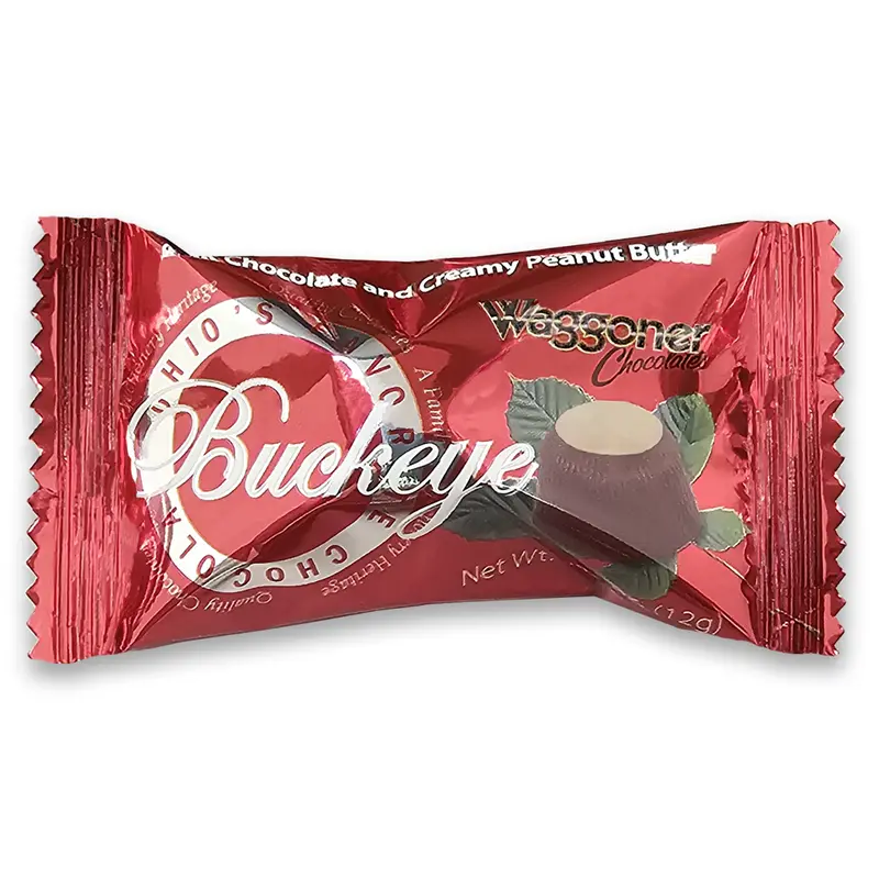 Waggoner Milk Chocolate Buckeye Red FW 0.42 oz. Piece