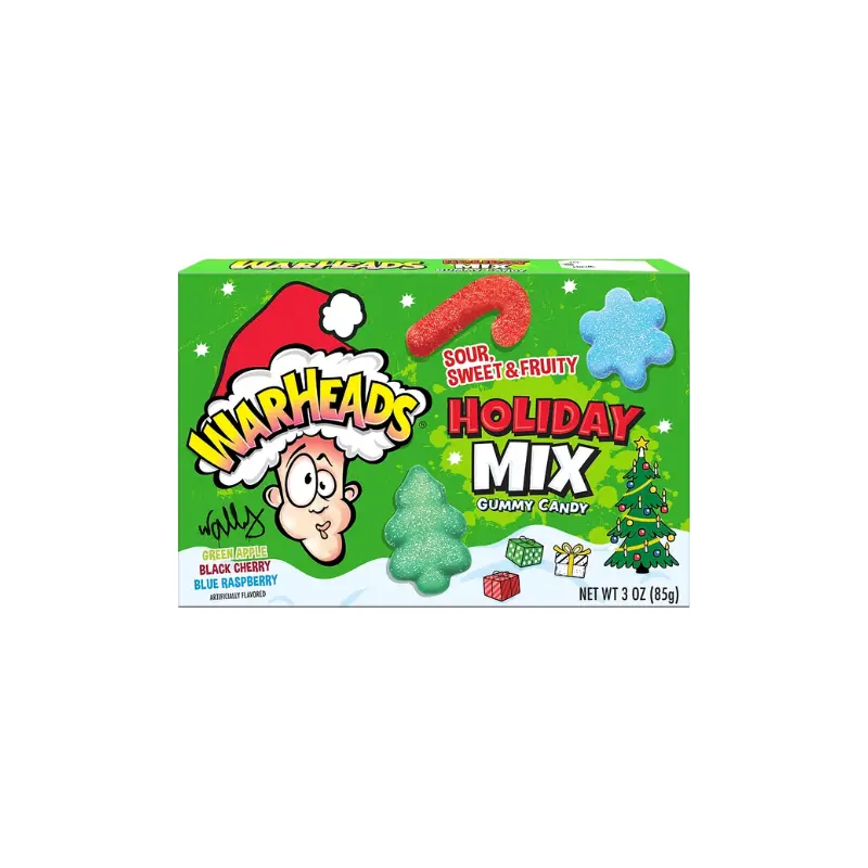 Warheads Sour Holiday Mix 3 oz. Theater Box