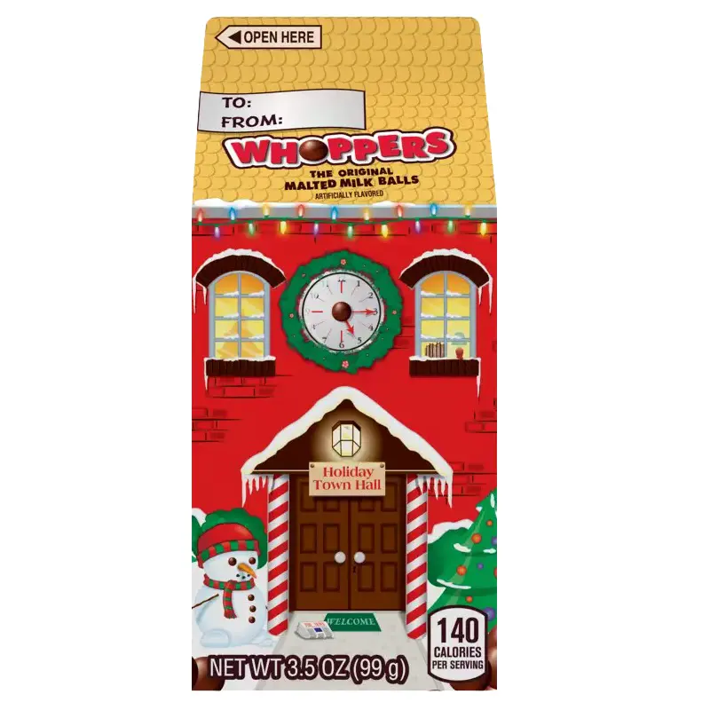 Whoppers Malted Milk Balls Holiday - 3.5-oz. Carton