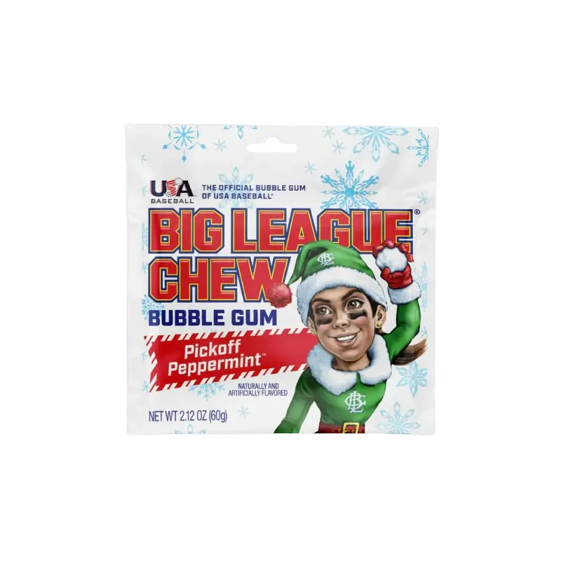 Big League Chew Pickoff Peppermint 2.12 oz. Pouch