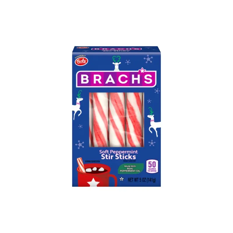 Brach's Soft Peppermint Stir Sticks 5 oz. Box