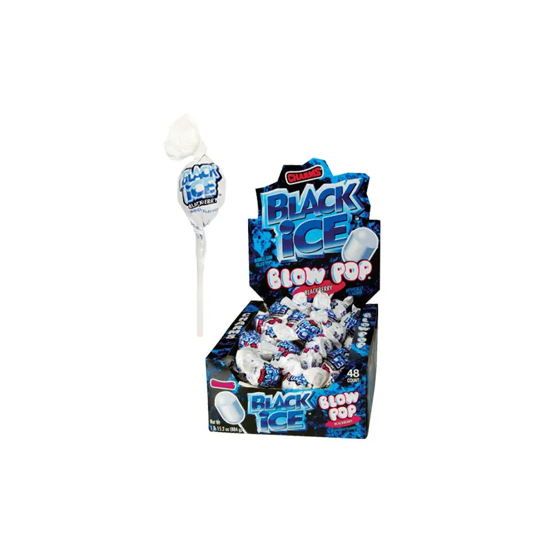 Charms Black Ice Blow Pop Lollipops