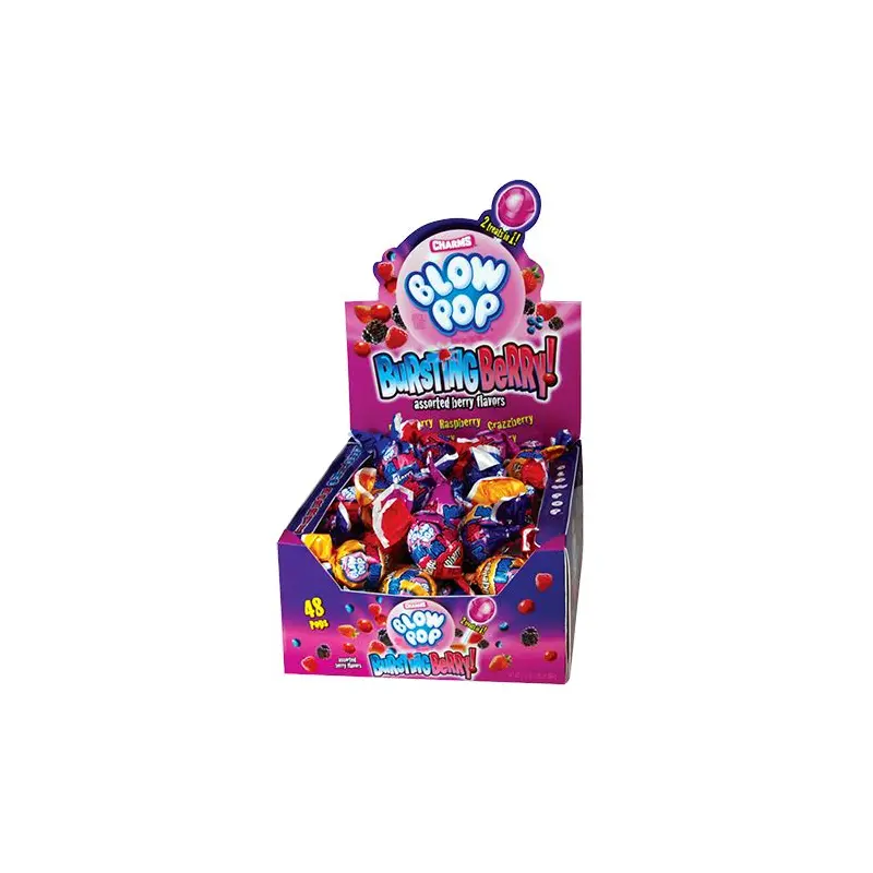 Charms Bursting Berry Blow Pop Lollipops