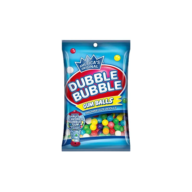 Dubble Bubble Assorted Gumballs Machine Size Refills
