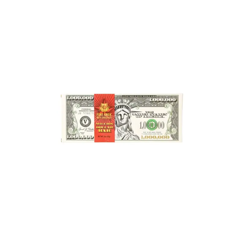 Fort Knox Milk Chocolate Million Dollar Bar 2 oz.