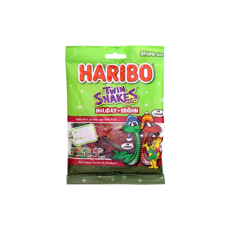 Haribo Holiday Edition Twin Snakes 4 oz. Bag