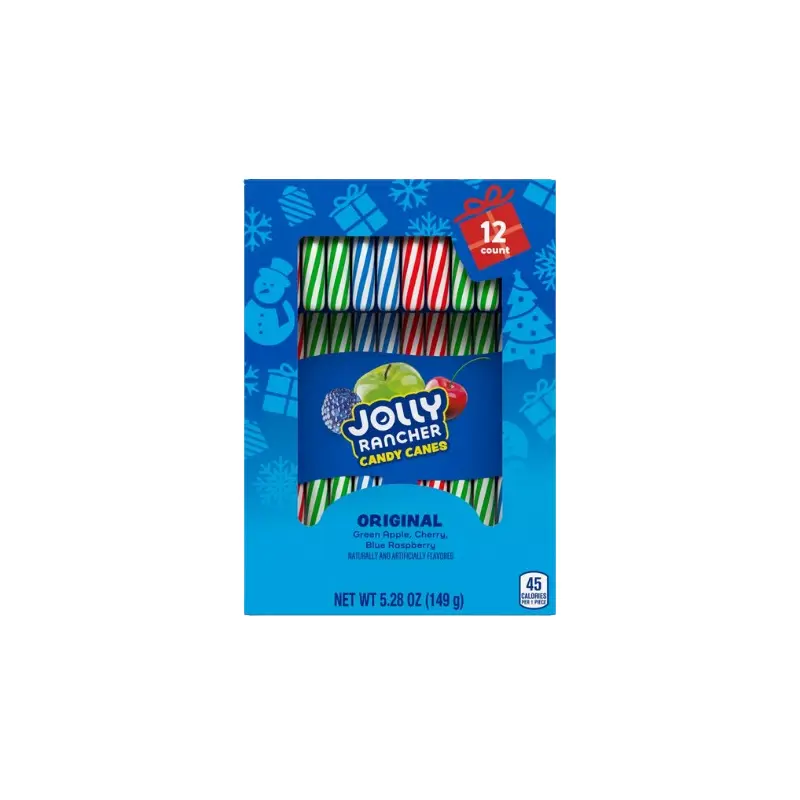 Jolly Rancher Candy Canes 5.28 oz. Box