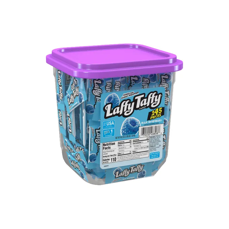 Laffy Taffy Blue Raspberry Candy Mini Bar .3 oz.
