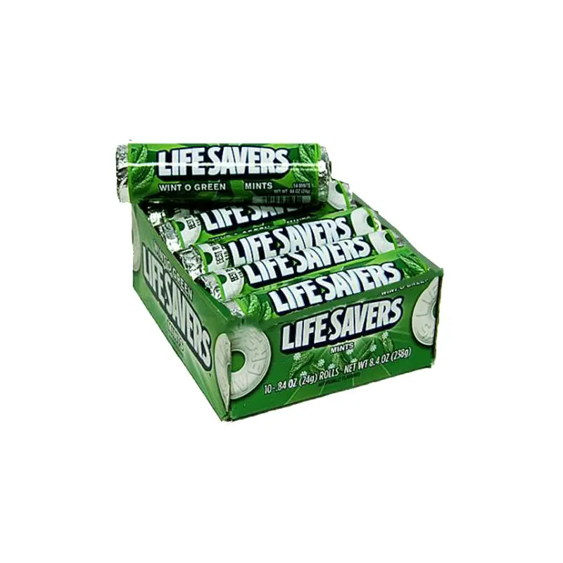 Life Savers Mints Wint O Green -  .84-oz. Roll