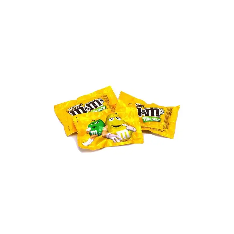 M&M's Peanut Chocolate Candies Fun Size Packets - 3 LB Bulk Bag