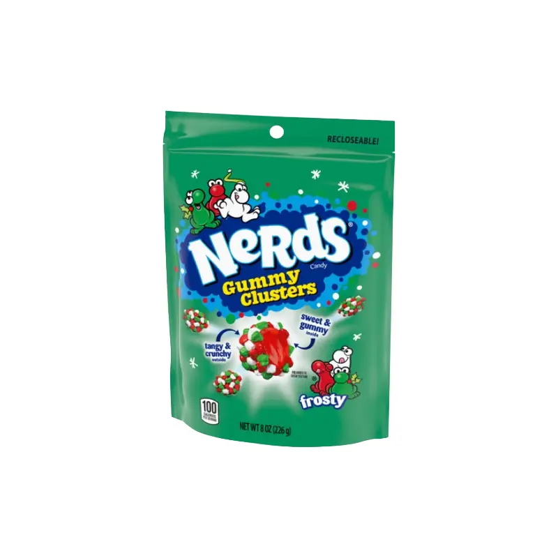 Nerds Holiday Frosty Gummy Clusters 8 oz. Bag