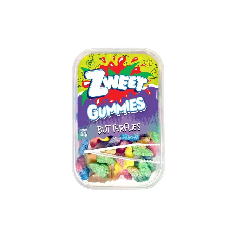 Zweet Butterflies Gummies 10 oz. Tub