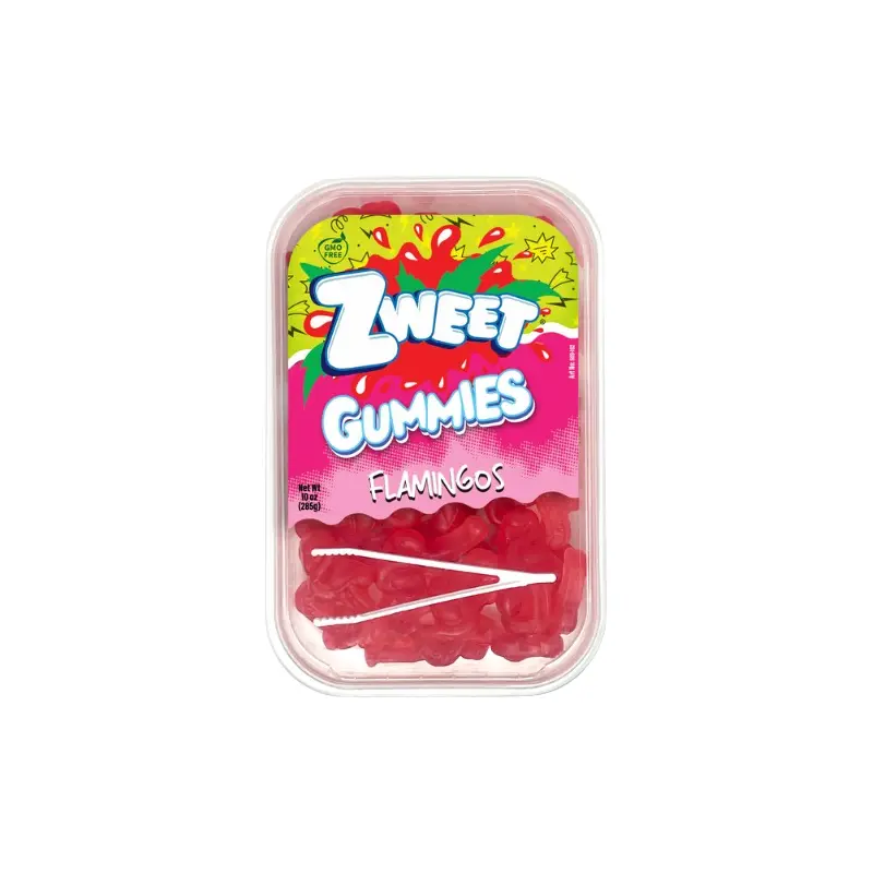 Zweet Flamingo Gummies 10 oz. Tub
