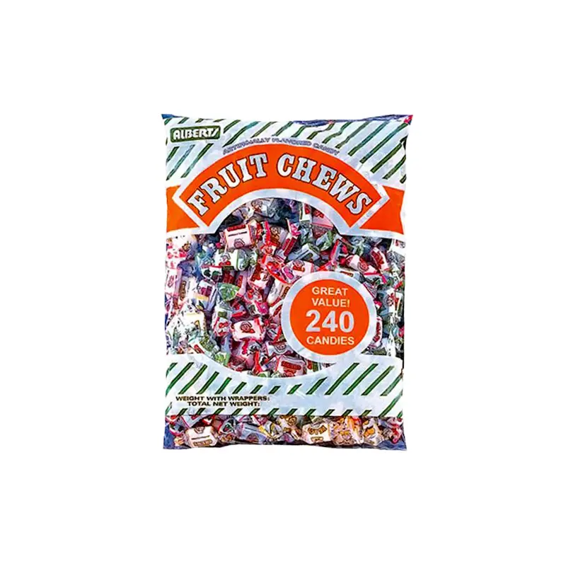 Albert's Assorted Flavor Fruit Chews Candy - 240 Piece Bag