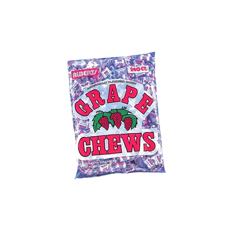 Albert's Grape Chews Candy - 240 Piece Bag