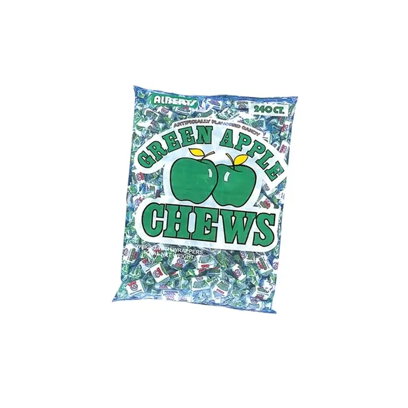 Albert's Green Apple Chews Candy - 240 Piece Bag