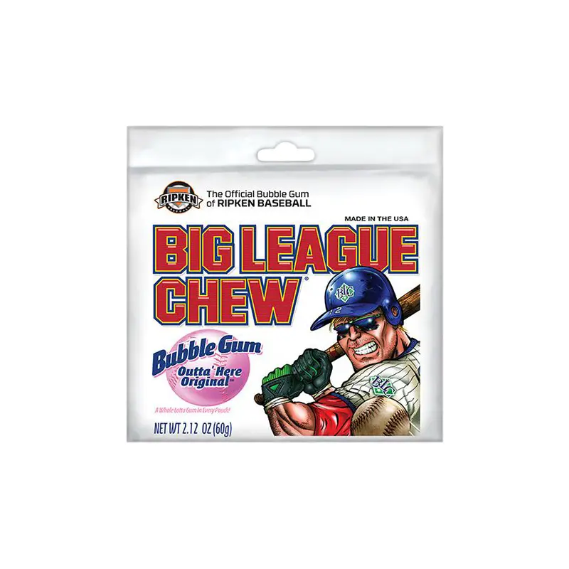 Big League Chew Outta Here Original Bubble Gum - 2.12-oz. Bag
