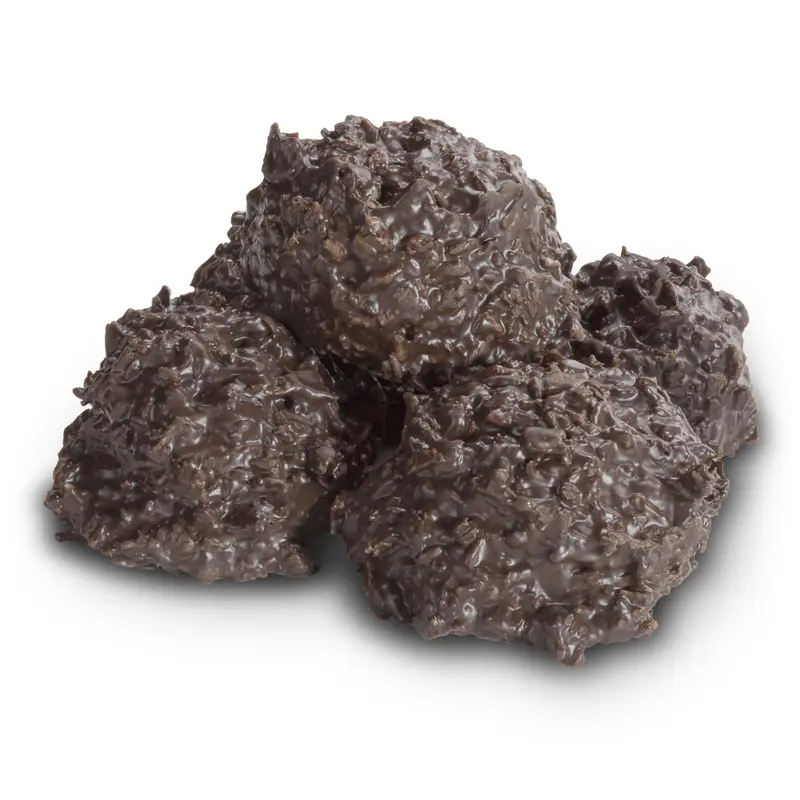 Dark Chocolate Coconut Haystacks - 1 LB Box