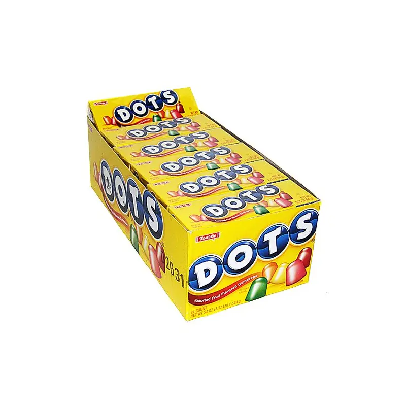 DOTS Assorted Fruit Flavored Gumdrops - 2.25-oz. Box