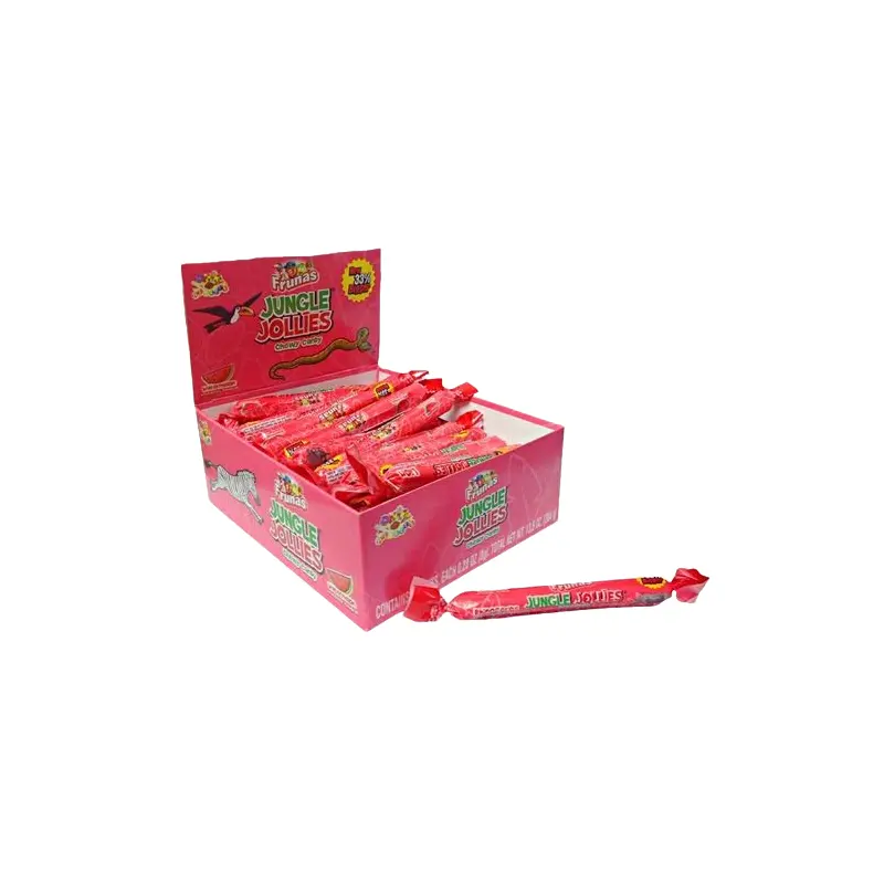 Jungle Jollies Watermelon Chewy Candy - 48 Piece Box