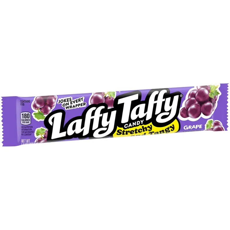 Laffy Taffy Stretchy & Tangy Grape Candy Bar 1.5 oz.