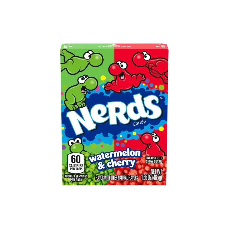 Nerds Watermelon & Cherry Candy - 1.65-oz. Box