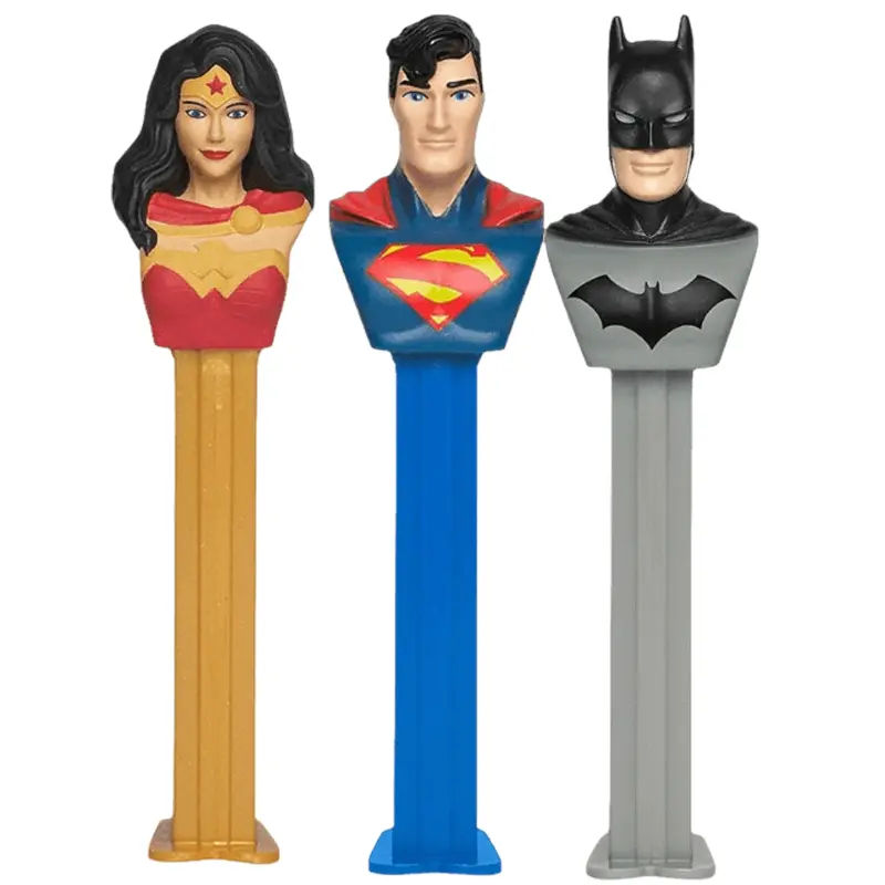 PEZ DC Comics Justice League Collection Candy Dispenser - 1 Piece Blister Pack